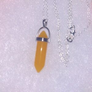 Boho Hippie Aventurine Sterling Silver 24” Necklace